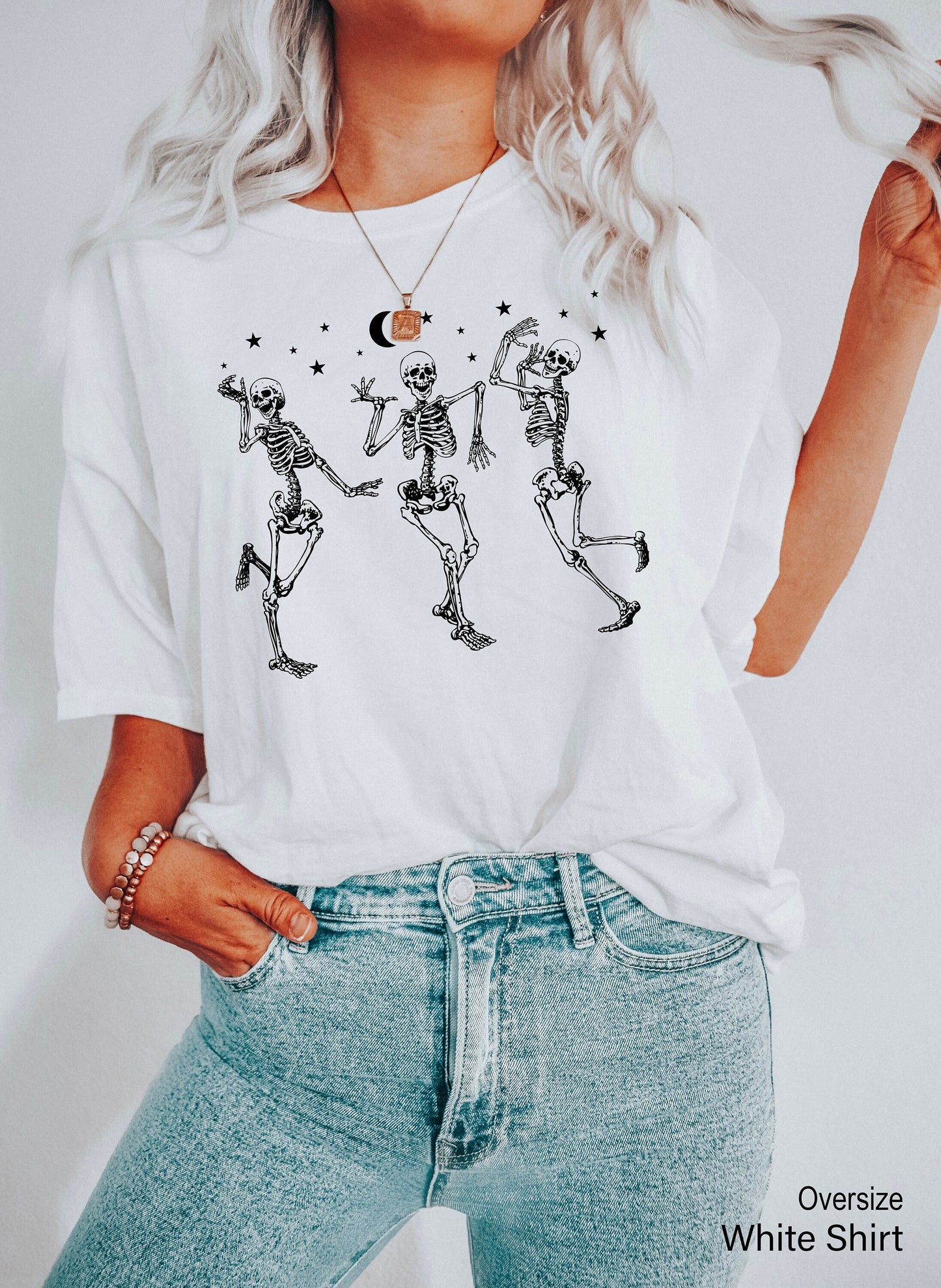 Dancing Skeletons Halloween Shirt,Skeletons Halloween Racerback,Skeletons Dancing Tee,Halloween Party Dancing Skeleton Shirt,C7135