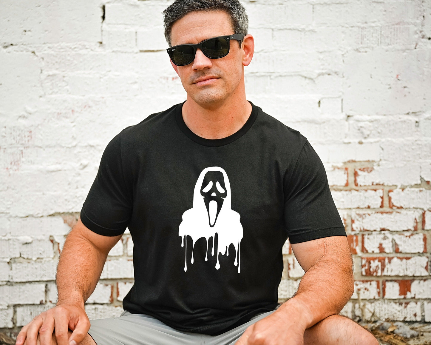 Scream Shirt,Ghostface T Shirt,New Trendy Horror Tees,Funny Halloween Tshirt,Cute Ghost Scream T-Shirt,Horror Movie Gift,Spooky Horror,C6450