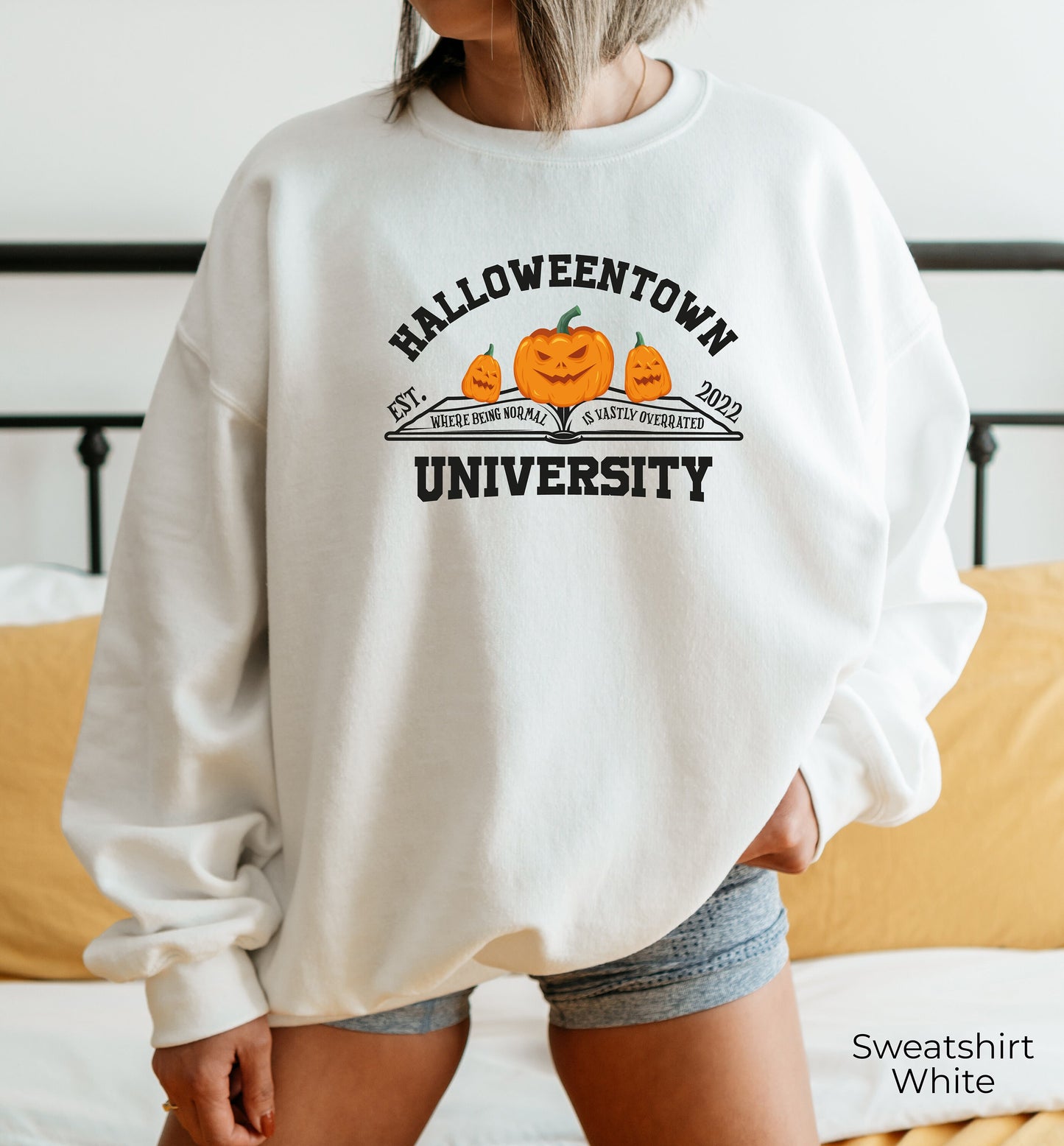 Halloweentown School Sweatshirts,Halloween Sweatshirts, Halloweentown University Hoodie, Funny Fall Sweatshirts, Fall Sweatshirts,C7051