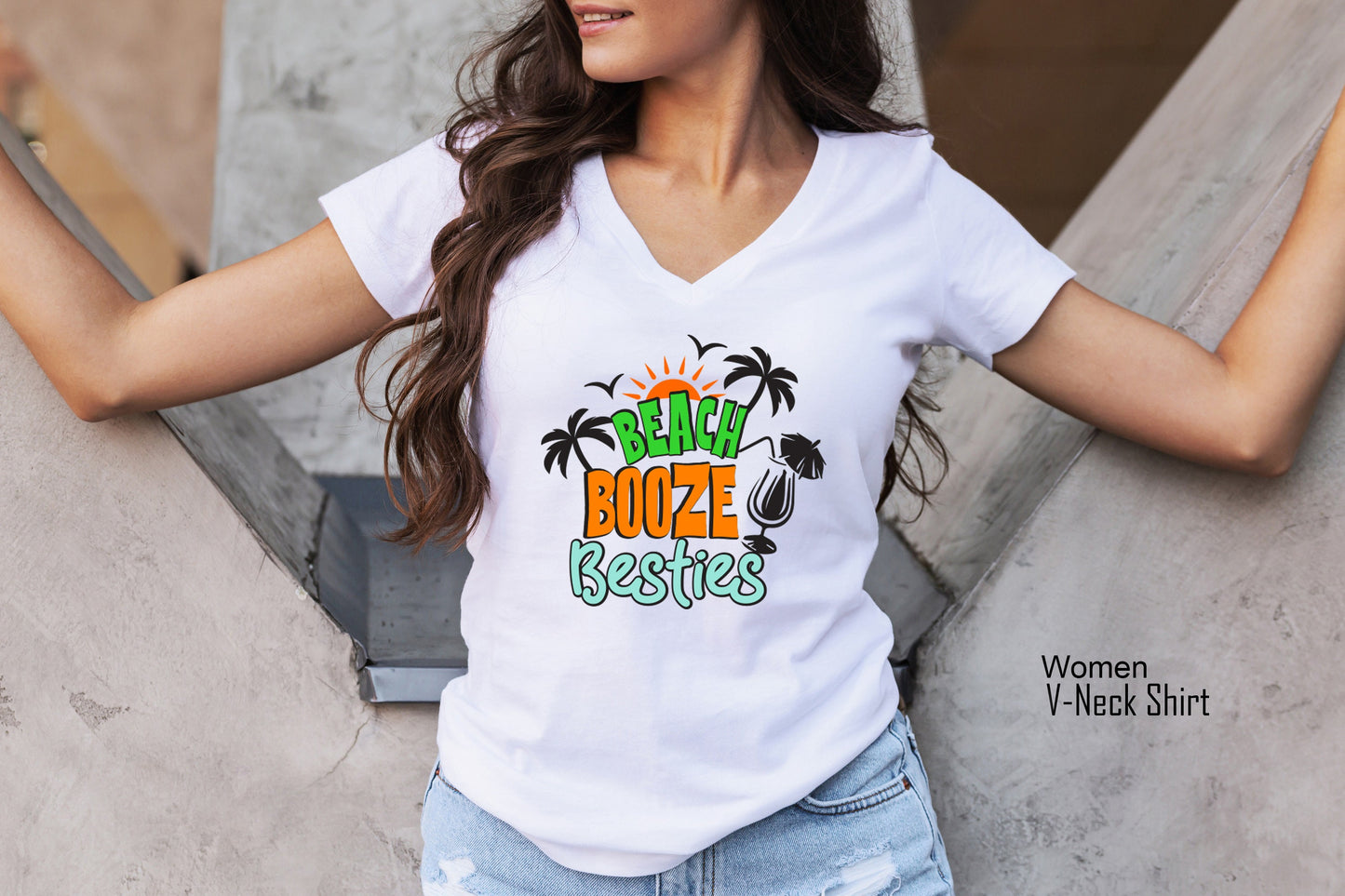 Beaches Booze Besties, Girls Vacation Tee,Summer Shirt, Summer Racerback, Beaches Shirt, Beach Vacation Shirt, Girls Summer Tanktop,C7066