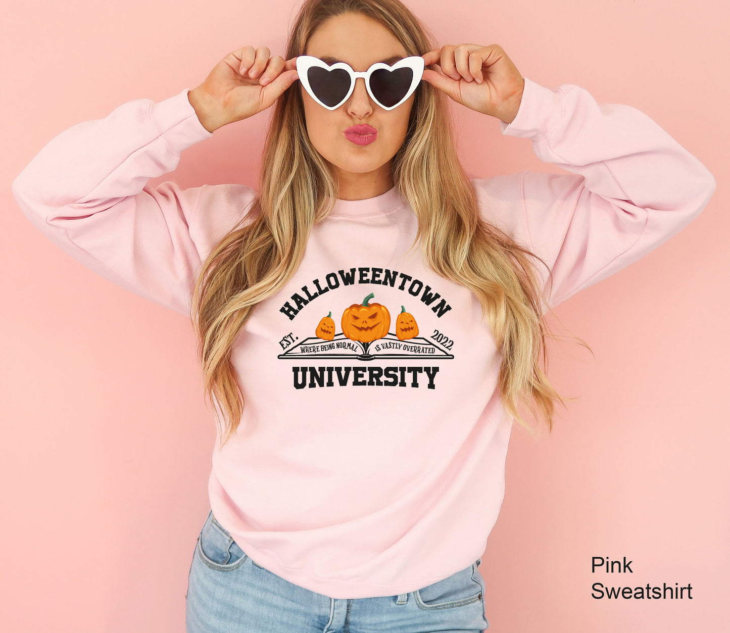 Halloweentown School Sweatshirts,Halloween Sweatshirts, Halloweentown University Hoodie, Funny Fall Sweatshirts, Fall Sweatshirts,C7051