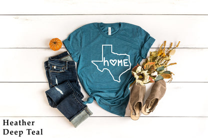 Texas T-Shirt, Shirt for Women, Shirt for Teens, Where I'm From State Shirt, Home Tee, Home State Shirt, Clothe Design, C5584