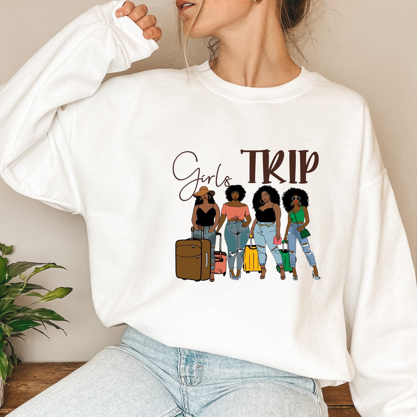 Girls Trip Airport Sweatshirt,Girls Trip 2021,Girls Party Tee,Girls Trip Airport Tshirt,Girls Vacation,Girls Weekend Trip,Vacay Mode,C5887
