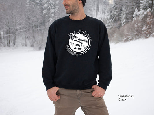 Custom Ski Sweatshirt,Family Ski Trip Sweatshirt,Personalized Ski Trip shirt,Custom Family Snowboard Sweatshirt,Youth Ski Sweatshirt,C5965