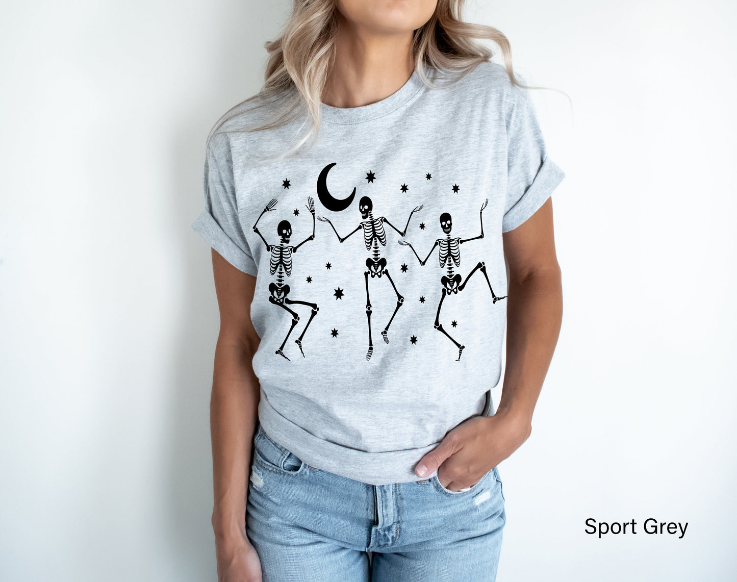 Halloween Kids Skeleton Sweatshirt,Halloween Party Kids Dancing Skeleton Shirt,Halloween Kids Sweatshirt,Skeletons  Halloween Tee,C6127Y