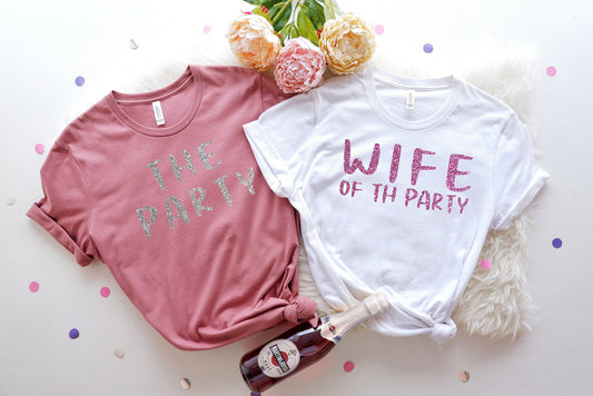 Wife of the Party Shirts, Bachelorette Party Favor Shirts, Personalized Bridesmaids Shirt,Bridal Party Shirts, Wedding Shirt, C5987
