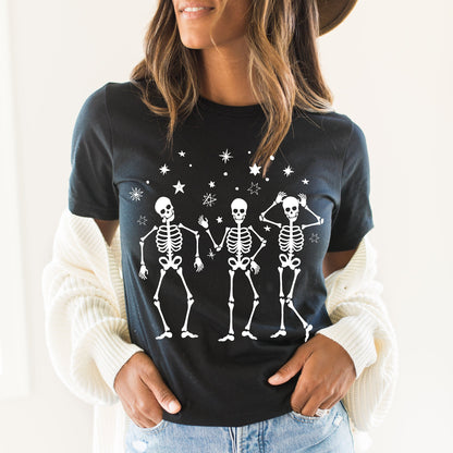 Halloween Skeleton Sweathirt,Halloween Party Dancing Skeleton Shirt,Skeletons  Halloween Shirt,Halloween Costume,Comfortable Tee,C6128