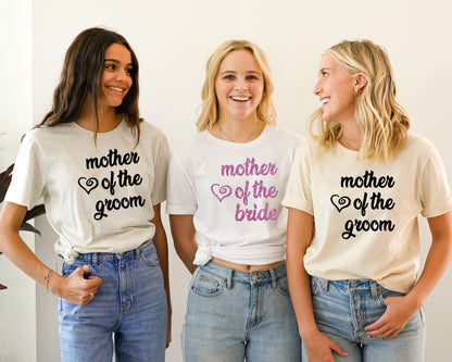 Mother of the Groom Shirt , Mother of the Bride Shirts, Bachelorette Party Shirts, Bridal Gift, Married Sweatshirt, Bride Shirt C6021