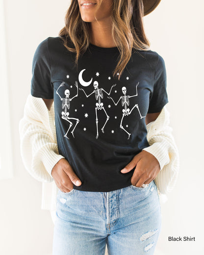 Halloween Kids Skeleton Sweatshirt,Halloween Party Kids Dancing Skeleton Shirt,Halloween Kids Sweatshirt,Skeletons  Halloween Tee,C6127Y