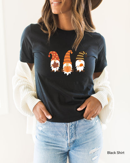 Cute Fall Shirt, Fall Gnomes Shirt, Thanksgiving Shirt,Pumpkin Shirt, Gnome Fall Shirt,Thanksgiving Gnomes,Gnomes Shirt,C6144