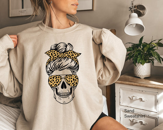 Skeleton Sweathirt,Skeleton Girl Sweatshirt,Skeletons Halloween Oversized Sweatshirt,Skull Sweatshirt,Skull Tee, C6171