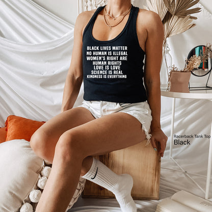 Black Lives Matter Shirt, Science is Real, No Human Is Illegal, Womens Rights, Womens Rights Tshirts, Dad Gift, C5667