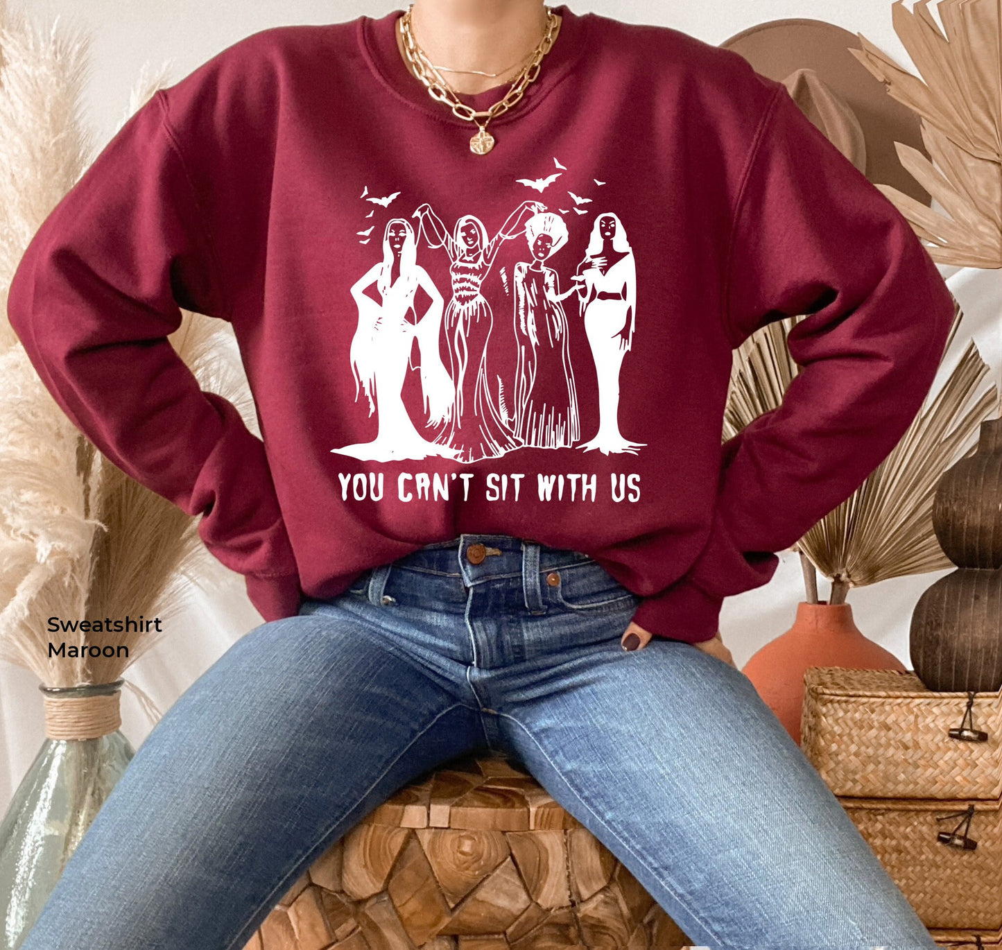 Halloween Shirt,Halloween Sweatshirt,Trendy Halloween Sweater,Funny Halloween Hoodie,Funny Halloween Costume Women,Halloween Clothing,C6182