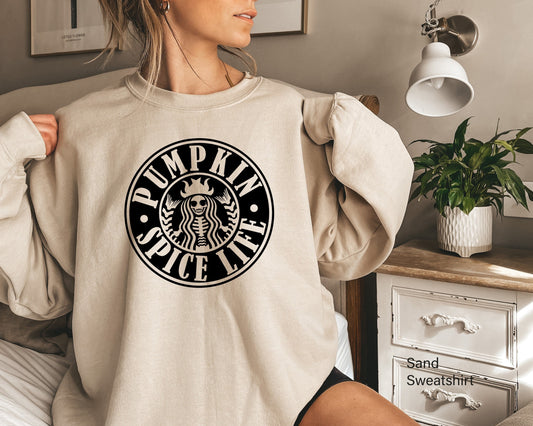 Pumpkin Spice Sweatshirt, Fall Sweatshirts for Women,Coffee Lover Gift for Best Friend, Pumpkin Spice Season Sweatshirt, C6140