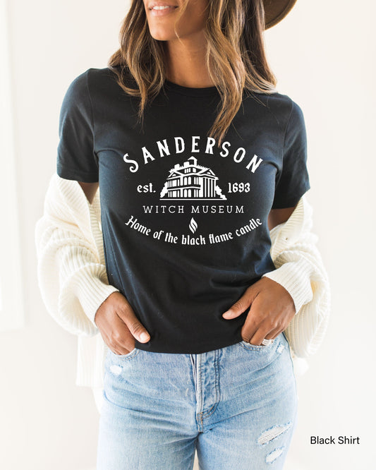 Sanderson Witch Museum Shirt,Trendy Halloween Sweatshirt,Happy Halloween Kids Tops,Women Halloween Witches Tee,Halloween Party Costume,C5407