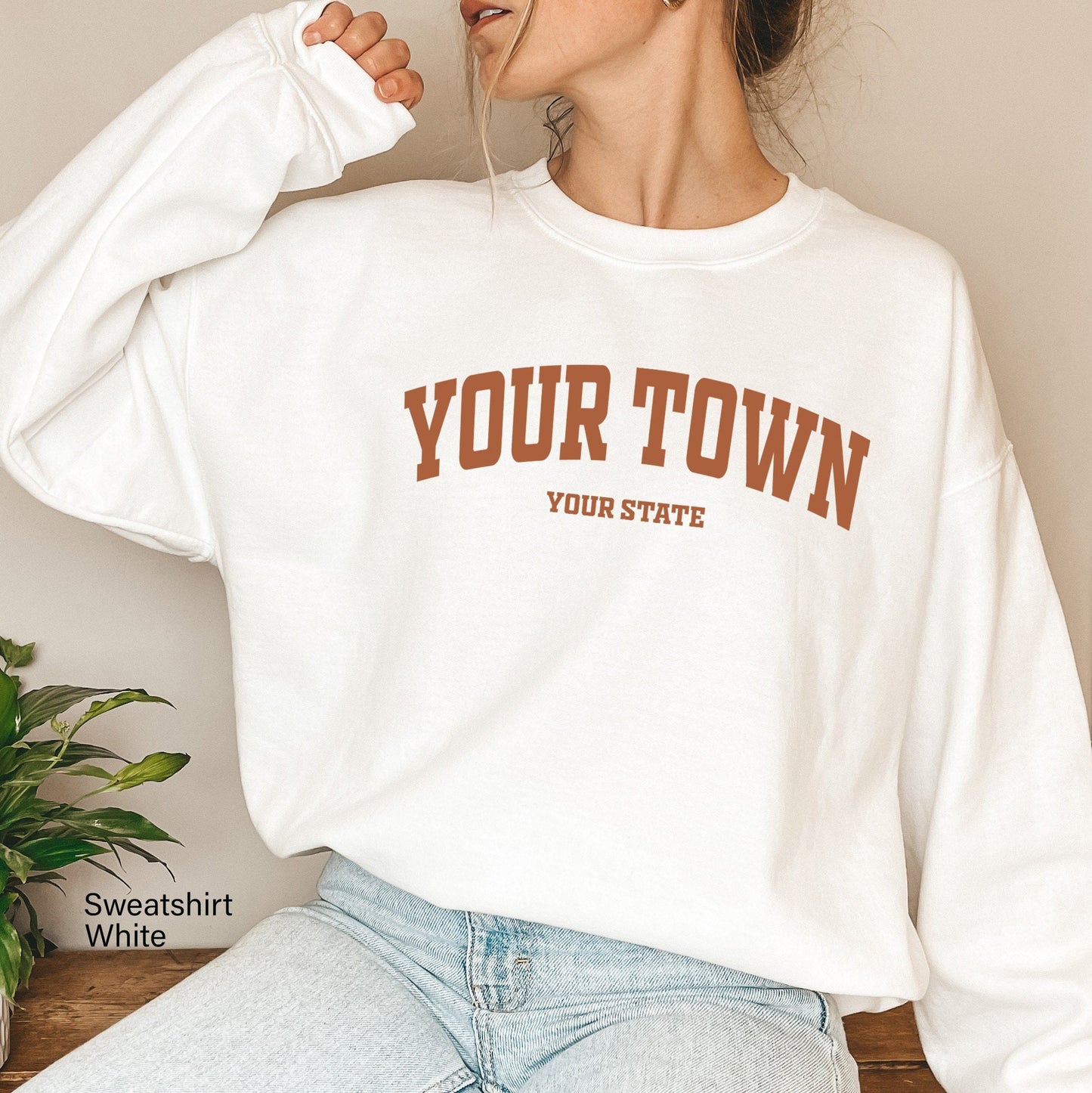 State Shirt,State Sweatshirt,Custom City Sweatshirt,Your Town T shirt,Trendy Vintage Hoodie, Retro City Tshirt,Oversized shirts,C6145