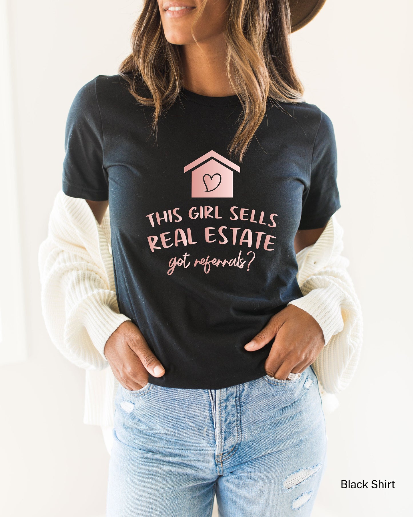 This Girl Sells Real Estate Sweatshirt, Ladies Shirt, Real Estate Shirt ,Gift for Real Estate Agent Shirt,C6192