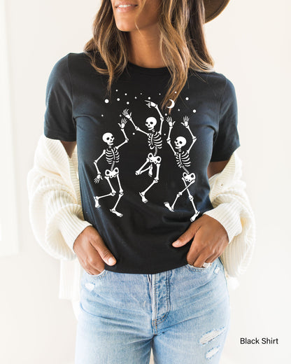 Halloween Skeleton Hoodie,Skeletons Halloween Oversized Sweatshirt,Halloween Dancing Skeleton Sweatshirt,Halloween Costume,C6110