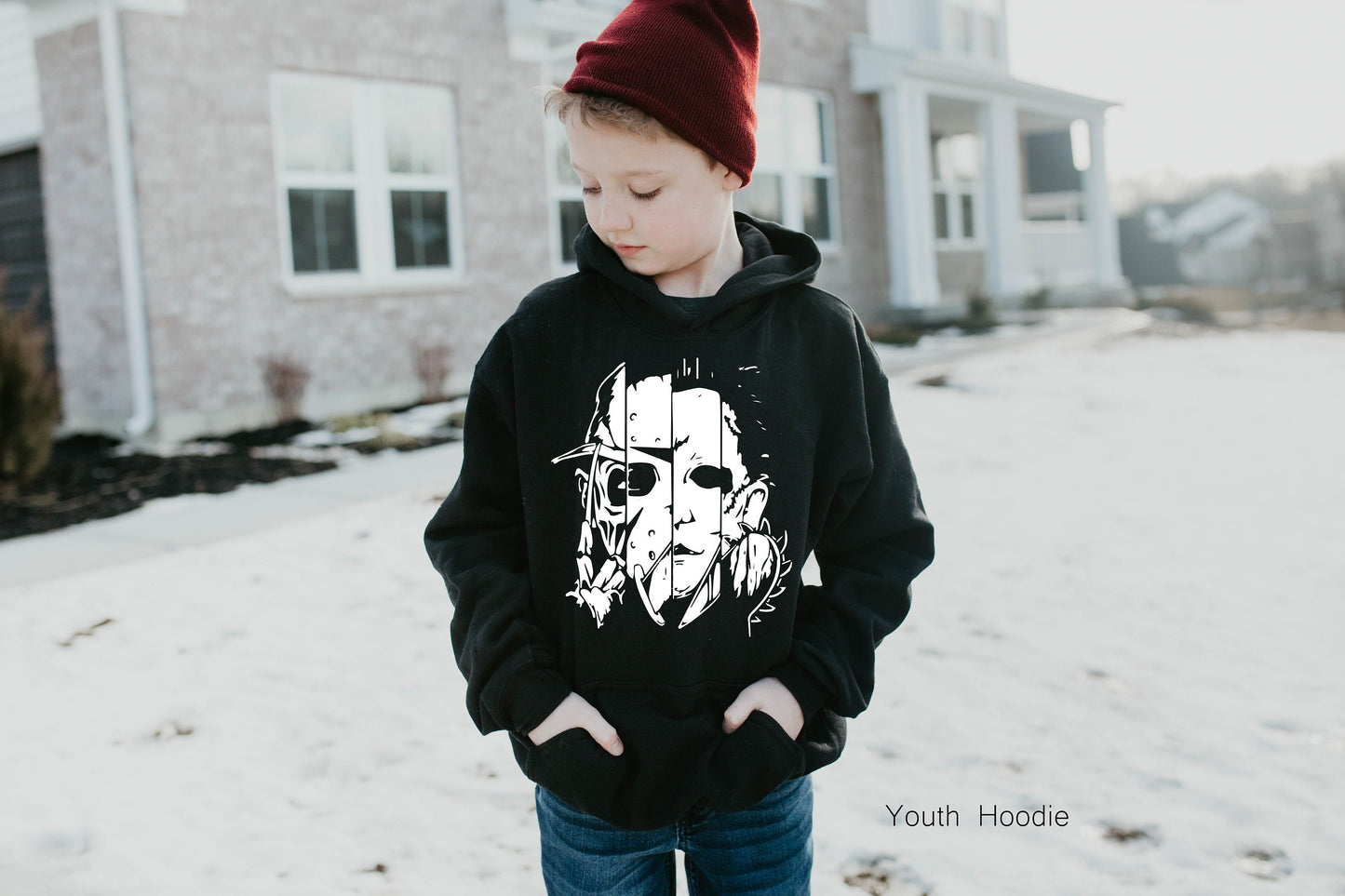 Trendy Halloween Shirt,Horror Movie Killers Sweatshirt,Funny Halloween Party Tshirt,Halloween Friends T-Shirt,Kids Horror Movie Shirt,C6154