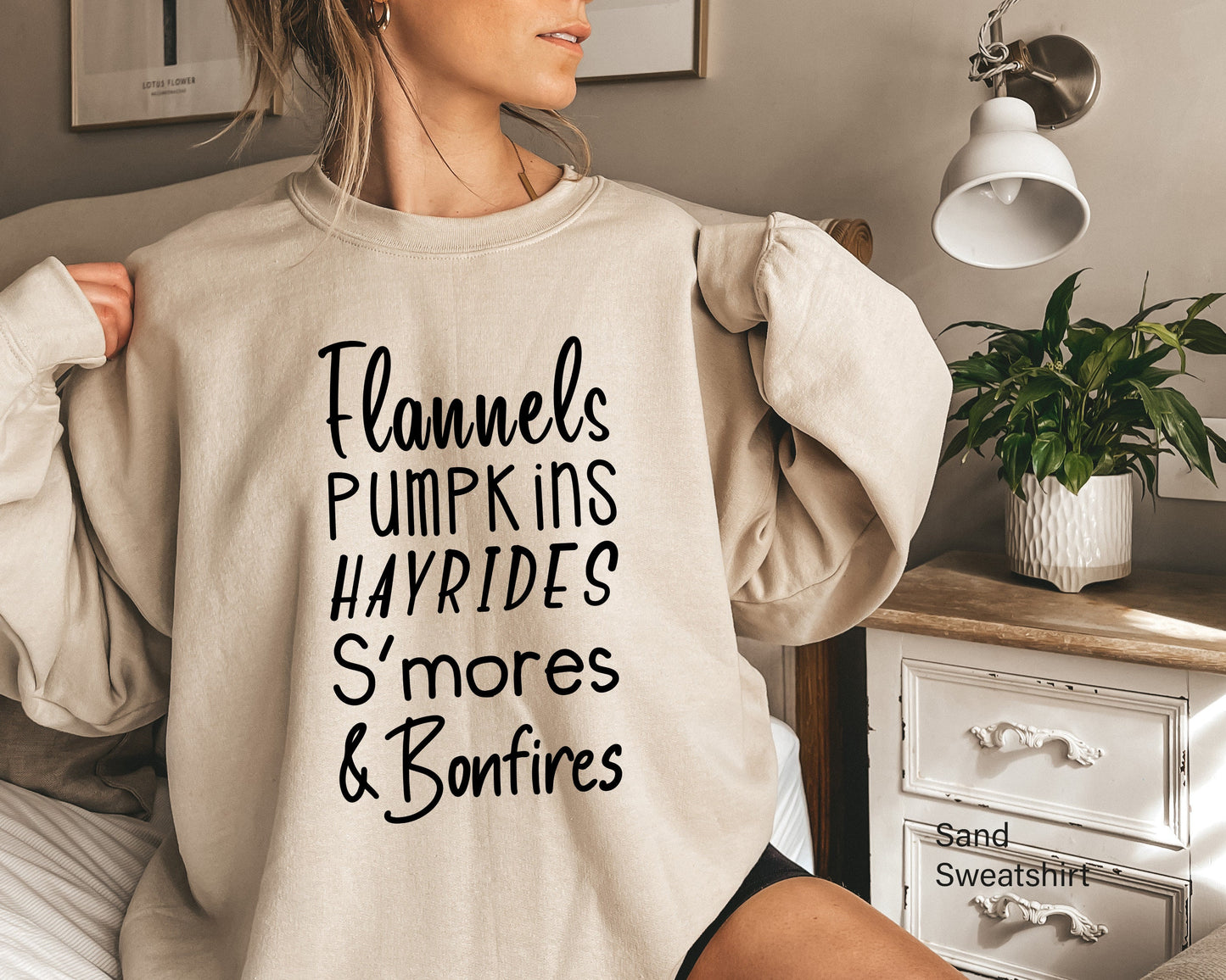 Flannels Pumpkins Hayrides S’mores & Bonfires Shirt, Fall Shirt, Funny Fall Shirt, Pumpkin Patch, Thanksgiving Tee, Clothe Design, C5353