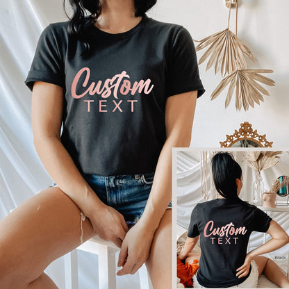 Custom Shirt,Personalized Tee,Bridesmaid V-Neck,Custom Business Shirt,Custom Shirt,Custom Shirt,Custom Tee,Name Shirt, C7081