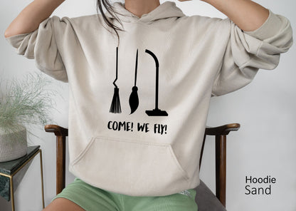 Come We Fly Kids Hoodie,Halloween Sweatshirt,Halloween Youth Shirt,Halloween Toddler Shirt,Halloween Baby Bodysuit,Boo Kids,C5402K
