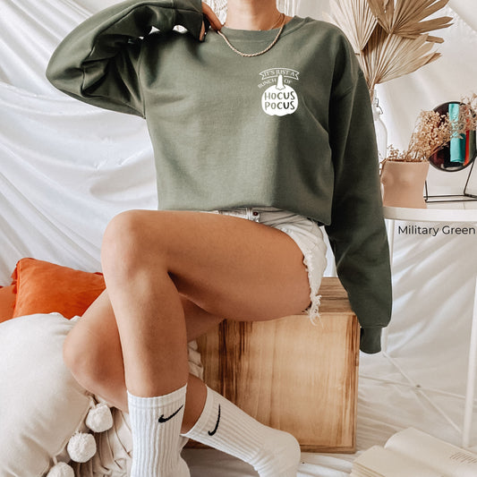 Halloween Sweatshirt,It's Just a Bunch of  Shirt,Pumpkin Tee,Hocus Pocus Shirt,Halloween Funny Shirts,Fall Shirt,C5890
