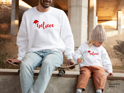 Believe Christmas Shirt,Christmas Believe Shirt,Believe Santa Shirt,Christmas Family Shirt,Christmas Party Shirt,Christmas Gift, C5974