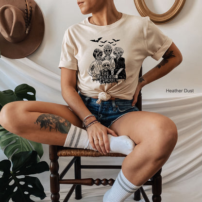 The Golden Ghouls,Skeleton Family Shirt,Halloween Sweatshirt,Halloween Sweater,Funny Halloween Sweatshirt, Fall Shirt,Cute Halloween, C6181