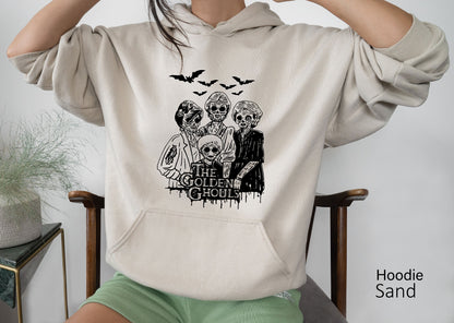 The Golden Ghouls,Skeleton Family Shirt,Halloween Sweatshirt,Halloween Sweater,Funny Halloween Sweatshirt, Fall Shirt,Cute Halloween, C6181