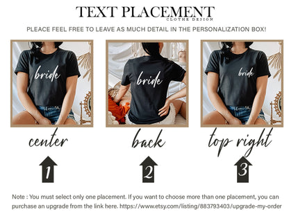 Custom Shirt,Custom V Neck T-Shirt,Personalized Women Tank Top,Customized Graduation,Bridesmaid,Birthday,Bride,Bachelorette Party Gift,C7081