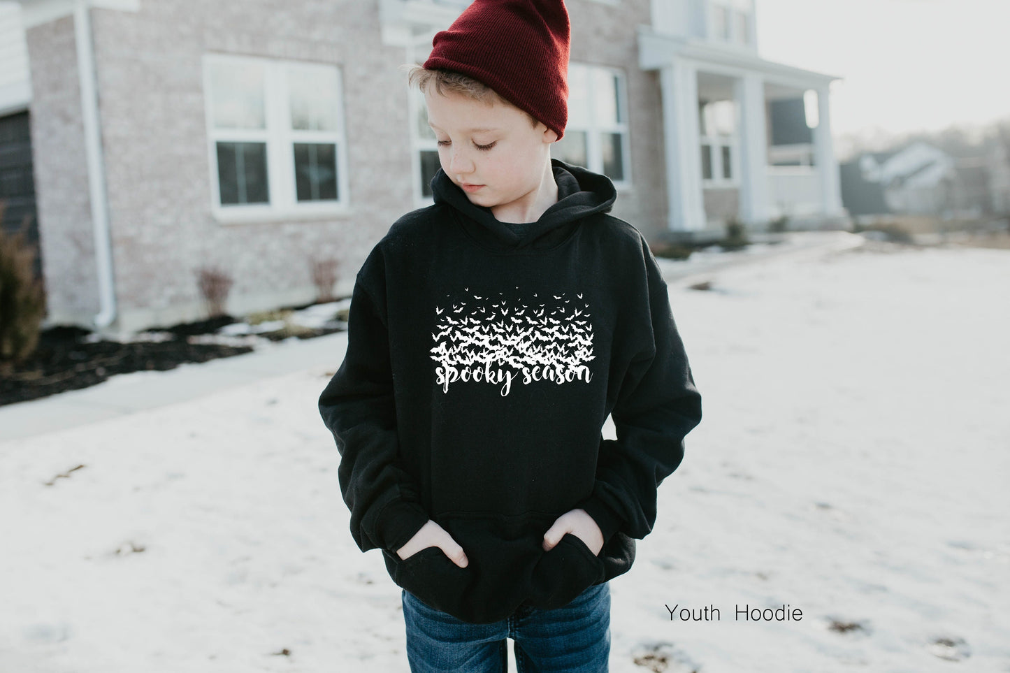 Spooky Season Sweatshirt,Halloween Ghost Crewneck Sweatshirt or T-shirt, PSL Pumpkin Fall,Bats Shirt, Bat Graphic Tee,Bat Lovers, C6185