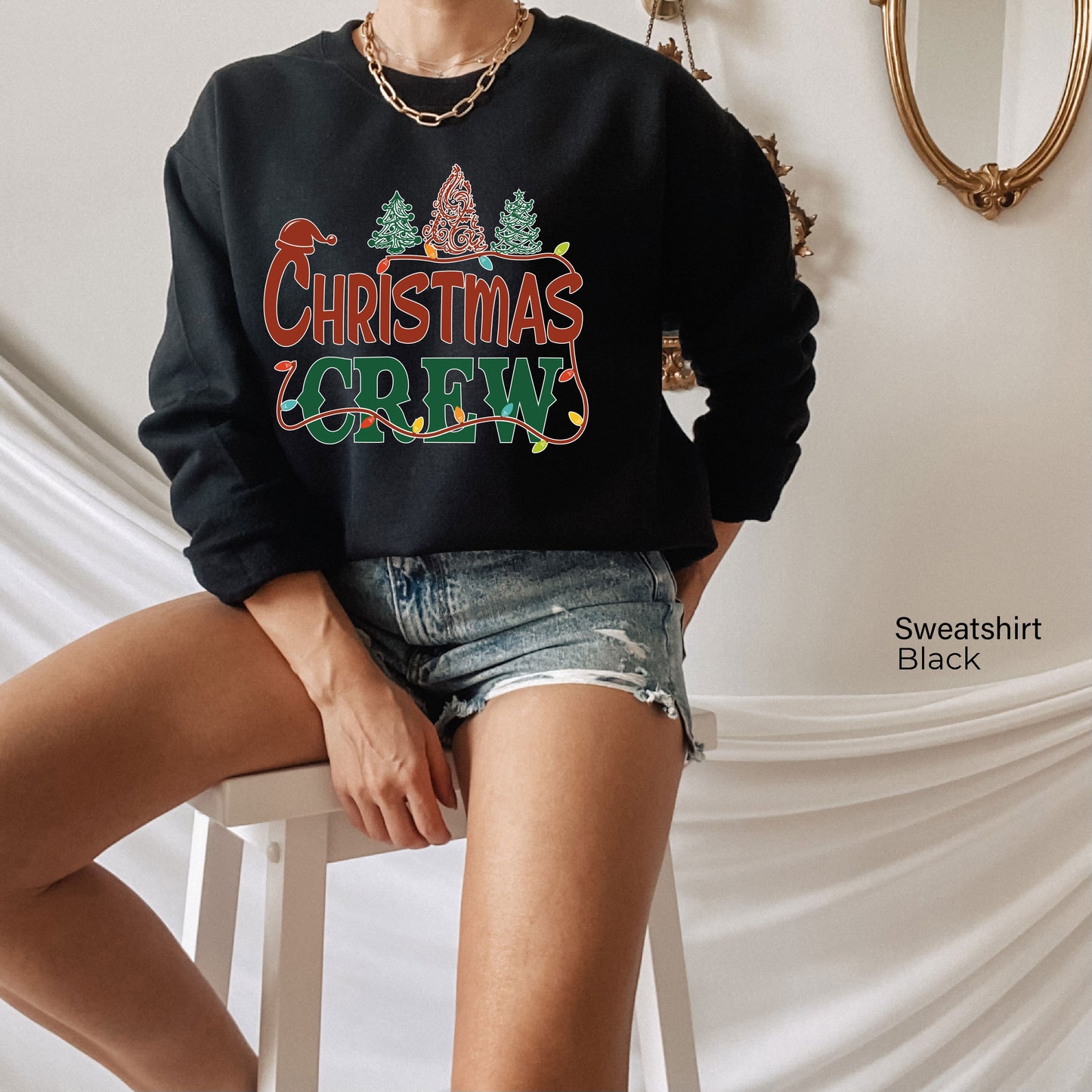 Christmas Crew Family Matching Sweatshirt, Christmas Hoodie, Christmas Tee, Christmas Family vacation tees,C6329