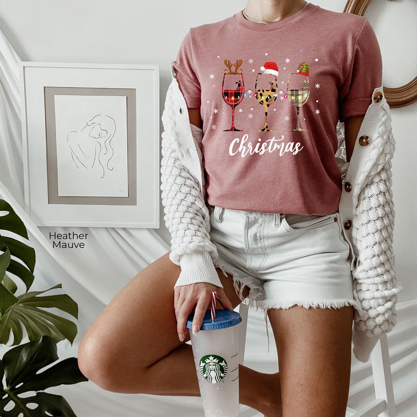 Christmas Wine Sweatshirt,Christmas Drinking T-Shirt,Wine Glass Santa Hat Shirt,Christmas Wine Bling Shirt,Funny Christmas Shirt,C6276