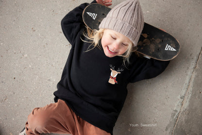 Christmas Reindeer Sweatshirt,Santa Deer Shirt, Christmas Gift for Family, Christmas Shirt,Family Christmas Shir,Cute Christmas Shirt,C6350