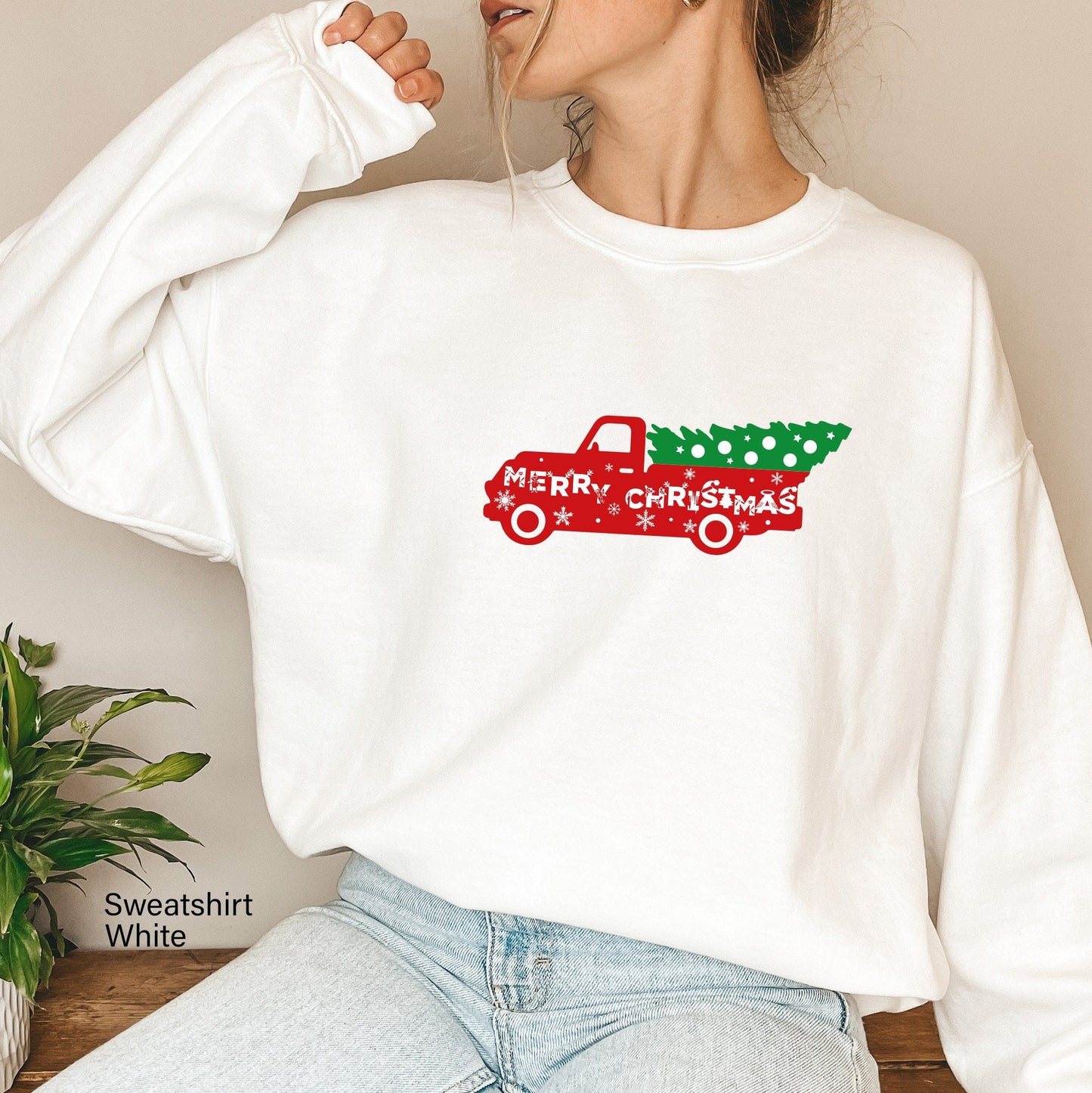 Christmas Trees Sweatshirt, Pine Spruce Fir, Christmas Gift Ideas, Holiday Sweatshirt, Womens Christmas Shirt, Winter Tee,C6236