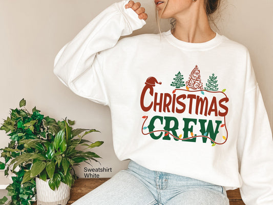 Christmas Crew Family Matching Sweatshirt, Christmas Hoodie, Christmas Tee, Christmas Family vacation tees,C6329