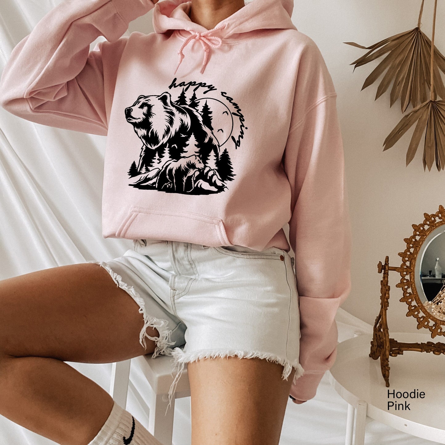 Happy Camping Sweatshirt, Camp Lover Gift, Camp Life Shirt, Camping T shirt, Camp Outfit, Camper Birthday Gifts, Adventure Shirts, C6420