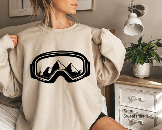 Ski Season Sweatshirt,Ski Sweatshirt, Ski Gift, Skiing Sweatshirt, Skier Hoodie, Apres Ski Sweater, Ski Season, Ski Trip Shirt,C6364