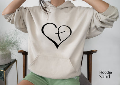 Valentine's Day Sweatshirt, Heart Shirt, Anti Valentines, Heart Shape, Peace, Christmas, Fall Sweater, Women's Sweatshirt, C6488