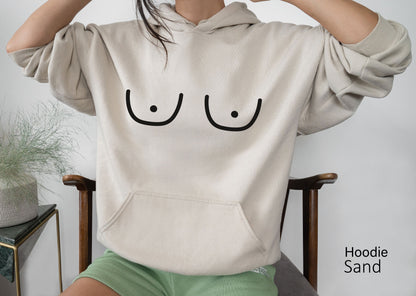 Cute Boob Sweatshirt,Funny Titties Shirt,Have No Need Boobies Top Tee,Boobies T-shirt,Nipple Tee,Feminist Hoodie,Girl with Boobs,Titty,C5743