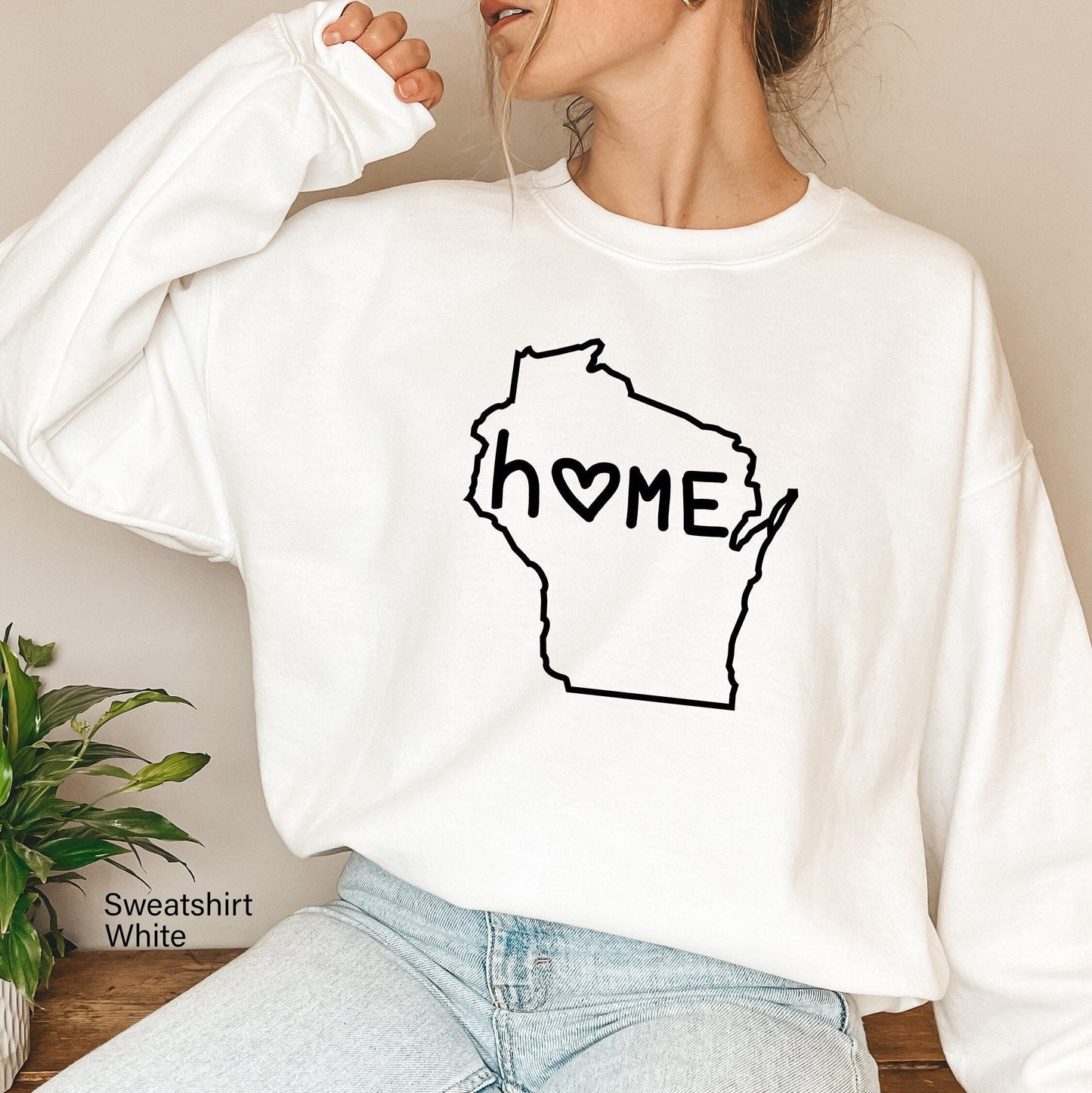 Wisconsin Home Shirt, State Pride, Wisconsin State T-shirt, Graphic Tee, Wisconsin State, Wisconsin Gift, Birthday Gift, C5583