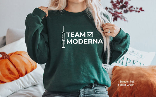 Moderna Vaccinated Shirt, Team Moderna, Nurse Shirt, Funny Pandemic Shirt, Vaccination Shirt, Covid Vaccine Shirt C5655