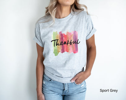 Thankful Sweatshirt, Thankful Shirt, Thanksgiving T Shirt, Cute Thankful t-shirt, Fall T Shirt, Family Shirt, C6249