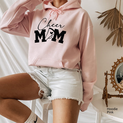 Cheer Mom Sweatshirt, Mom Hoodie, Mommy Shirts, Mom Life Shirt, Funny Mom Shirt, Momma, Mamacita Shirt, C6574
