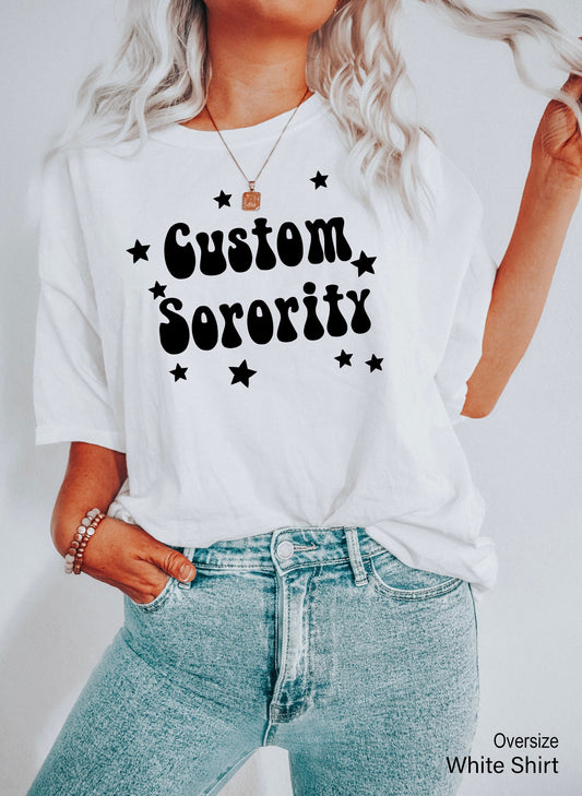 Custom Sorority Chapter Shirt , Custom Hoodie, Custom Greek Apparel Tee, Sorority Reveal Shirt, Custom Sorority Shirt, Custom T-Shirt, C6187