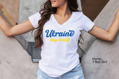 Ukraine Stay Strong Sweatshirt, Stand With Ukraine Sweatshirt, Ukraine Hoodie,Pray for Ukraine T-Shirt, World Peace for Ukraine, C6609