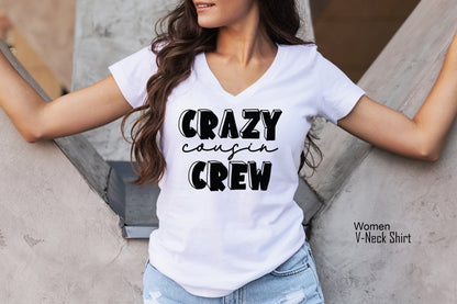 Cousin Crew Shirts, Team Cousin Shirt, Matching Cousin Shirt, Crazy Cousin Crew Tee, Family Birthday Shirts, Cousin Gift, C6610