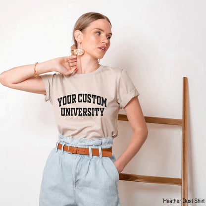 Customized School Shirt, School Tee, Custom School Tank Top, University Name Shirt, School Name Vneck, Custom Shirt, Collage Shirt,C6146