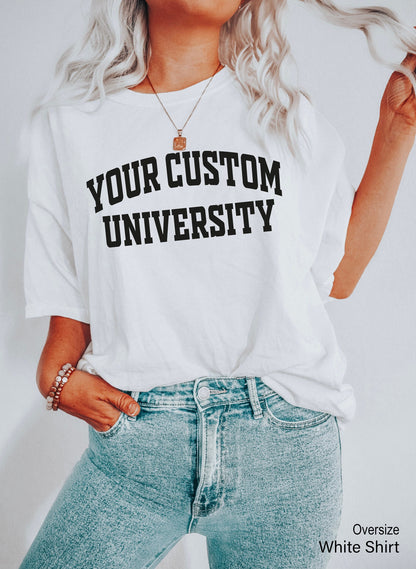 Customized School Shirt, School Tee, Custom School Tank Top, University Name Shirt, School Name Vneck, Custom Shirt, Collage Shirt,C6146